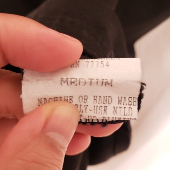 USA Army Paragon Military Black Button Down V Neck Pockets Demin Vest Medium - Picture 5 of 16